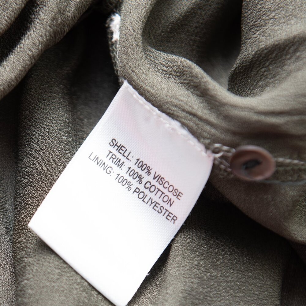 Muche et Muchette Embroidered Sequin Blouse Green Black One Size Fits Most - Picture 4 of 6